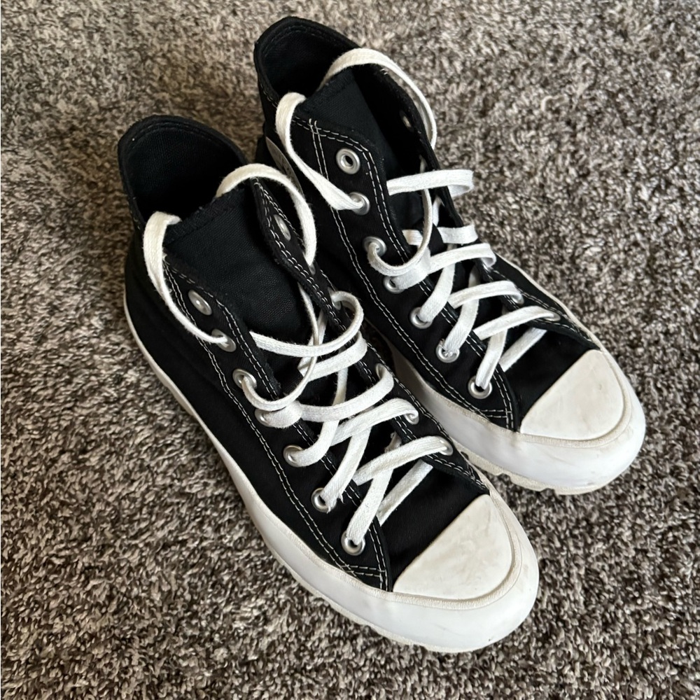 Converse Black and White High-Tops
